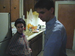 Spaans meisje en Wouter