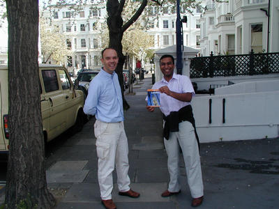Thijs, Sukumar en de Lonely Planet Londen.